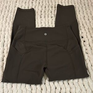 Lululemon All the right places size 6 leggings. 23” inseam cropped with pockets.